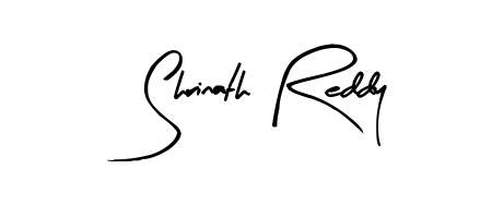 Design your own signature with our free online signature maker. With this signature software, you can create a handwritten (Arty Signature) signature for name Shrinath Reddy. Shrinath Reddy signature style 8 images and pictures png