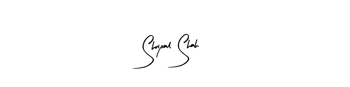 Use a signature maker to create a handwritten signature online. With this signature software, you can design (Arty Signature) your own signature for name Shripal Shah. Shripal Shah signature style 8 images and pictures png