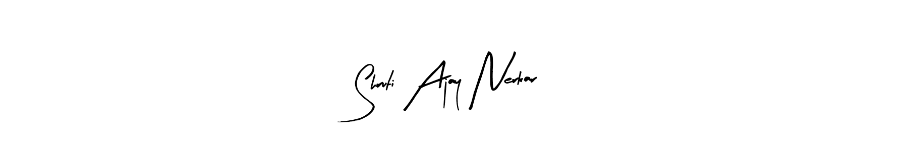 Make a short Shruti Ajay Nerkar signature style. Manage your documents anywhere anytime using Arty Signature. Create and add eSignatures, submit forms, share and send files easily. Shruti Ajay Nerkar signature style 8 images and pictures png