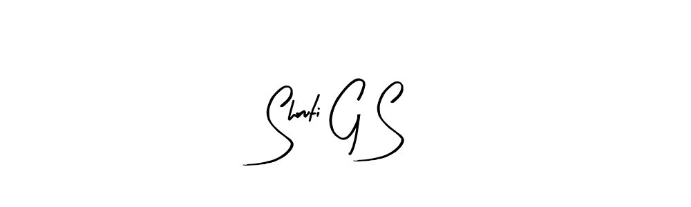Make a beautiful signature design for name Shruti G S. Use this online signature maker to create a handwritten signature for free. Shruti G S signature style 8 images and pictures png