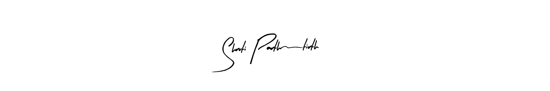 Similarly Arty Signature is the best handwritten signature design. Signature creator online .You can use it as an online autograph creator for name Shruti Parth=tirth. Shruti Parth=tirth signature style 8 images and pictures png