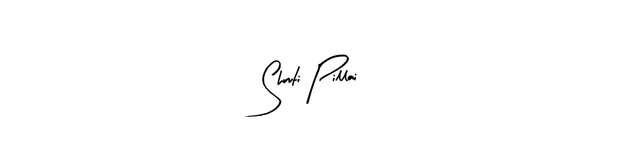 How to make Shruti Pillai signature? Arty Signature is a professional autograph style. Create handwritten signature for Shruti Pillai name. Shruti Pillai signature style 8 images and pictures png