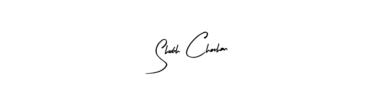 How to make Shubh Chouhan signature? Arty Signature is a professional autograph style. Create handwritten signature for Shubh Chouhan name. Shubh Chouhan signature style 8 images and pictures png