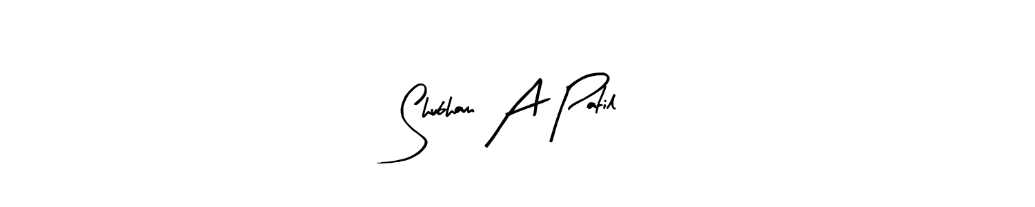 Best and Professional Signature Style for Shubham A Patil. Arty Signature Best Signature Style Collection. Shubham A Patil signature style 8 images and pictures png