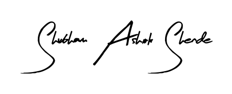 Achieve flawless digital penmanship with Shubham Ashok Shende name in Arty Signature font. The perfect tool for creating online signatures. Shubham Ashok Shende signature style 8 images and pictures png