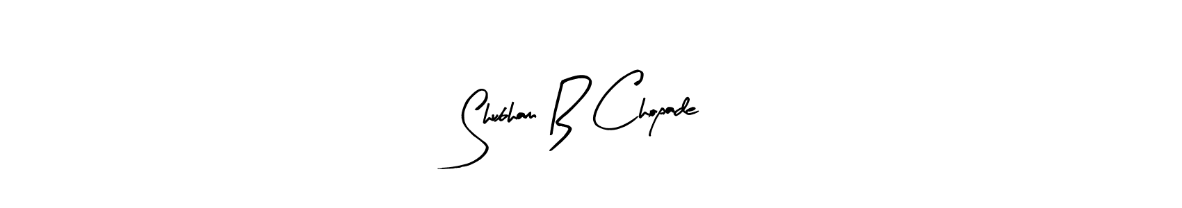 The best way (Arty Signature) to make a short signature is to pick only two or three words in your name. The name Shubham B Chopade include a total of six letters. For converting this name. Shubham B Chopade signature style 8 images and pictures png