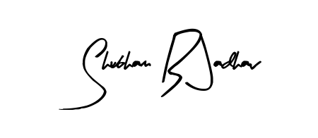 Create a beautiful signature design for name Shubham B Jadhav. With this signature (Arty Signature) fonts, you can make a handwritten signature for free. Shubham B Jadhav signature style 8 images and pictures png