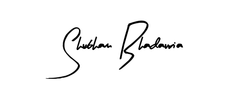 Design your own signature with our free online signature maker. With this signature software, you can create a handwritten (Arty Signature) signature for name Shubham Bhadauria. Shubham Bhadauria signature style 8 images and pictures png
