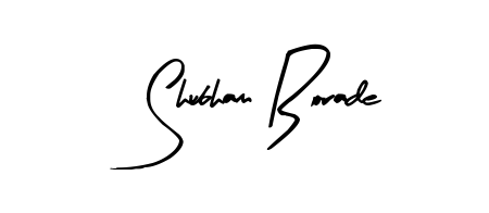 Transform the name Shubham Borade into a signature masterpiece using Arty Signature font. Ideal for photographers, artists, and creators looking for watermarks. Shubham Borade signature style 8 images and pictures png