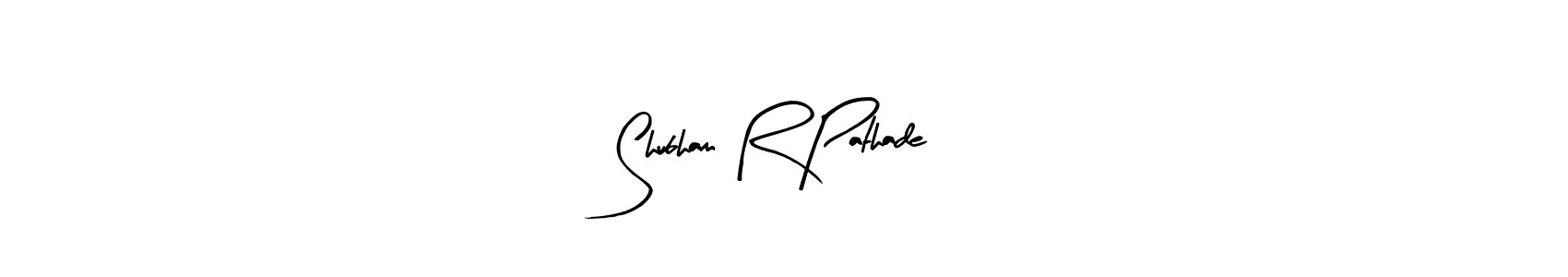 Use a signature maker to create a handwritten signature online. With this signature software, you can design (Arty Signature) your own signature for name Shubham R Pathade. Shubham R Pathade signature style 8 images and pictures png