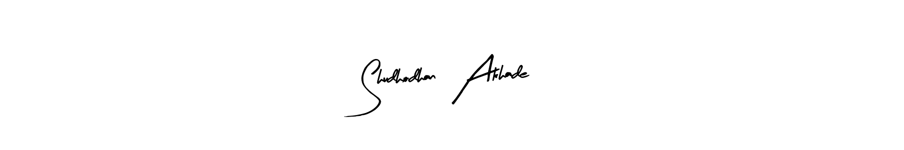 Here are the top 10 professional signature styles for the name Shudhodhan  Akhade. These are the best autograph styles you can use for your name. Shudhodhan  Akhade signature style 8 images and pictures png