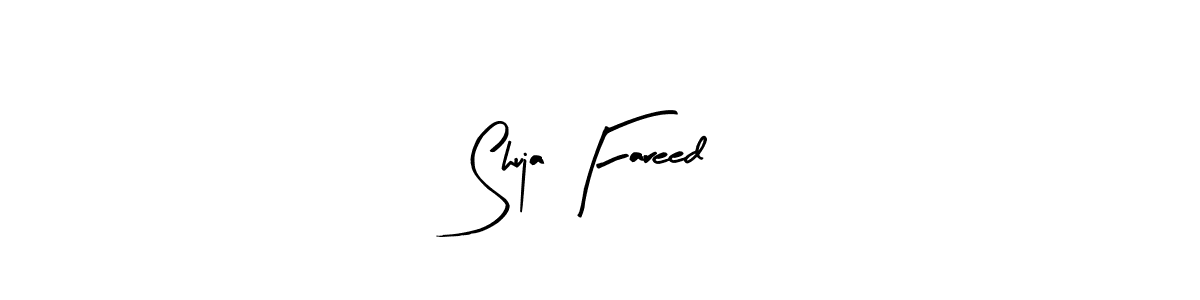 Also You can easily find your signature by using the search form. We will create Shuja Fareed name handwritten signature images for you free of cost using Arty Signature sign style. Shuja Fareed signature style 8 images and pictures png