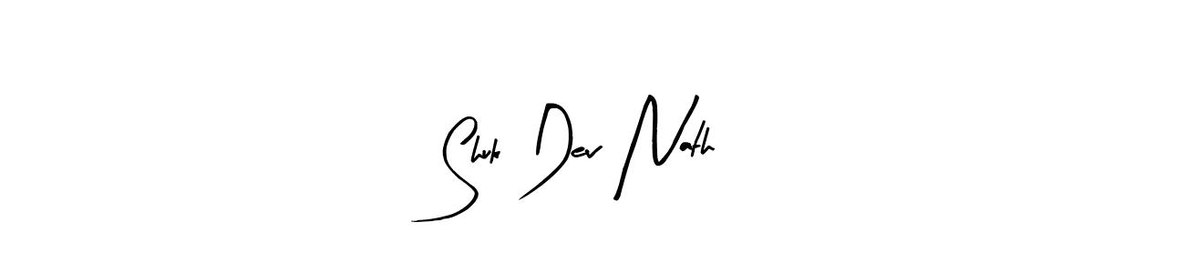 You should practise on your own different ways (Arty Signature) to write your name (Shuk Dev Nath) in signature. don't let someone else do it for you. Shuk Dev Nath signature style 8 images and pictures png