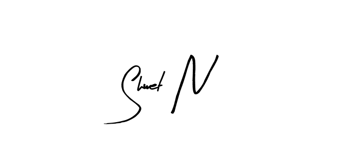 Arty Signature is a professional signature style that is perfect for those who want to add a touch of class to their signature. It is also a great choice for those who want to make their signature more unique. Get Shwet N name to fancy signature for free. Shwet N signature style 8 images and pictures png