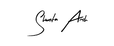 The best way (Arty Signature) to make a short signature is to pick only two or three words in your name. For converting this name Shweta Ansh. Shweta Ansh signature style 8 images and pictures png