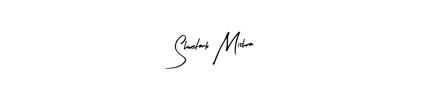How to make Shwetank Mishra name signature. Use Arty Signature style for creating short signs online. This is the latest handwritten sign. Shwetank Mishra signature style 8 images and pictures png