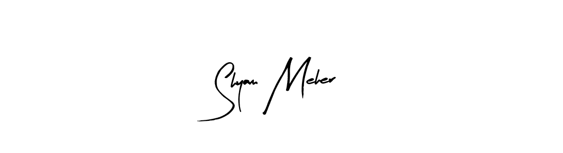 It looks lik you need a new signature style for name Shyam Meher. Design unique handwritten (Arty Signature) signature with our free signature maker in just a few clicks. Shyam Meher signature style 8 images and pictures png