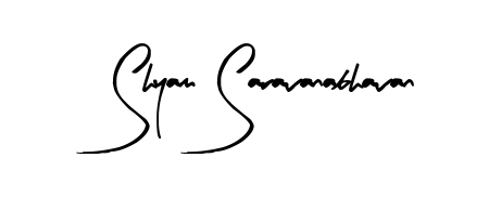 Make a beautiful signature design for name Shyam Saravanabhavan. With this signature (Arty Signature) style, you can create a handwritten signature for free. Shyam Saravanabhavan signature style 8 images and pictures png