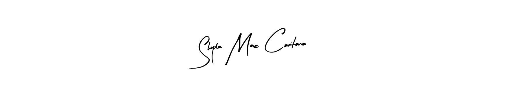 Also You can easily find your signature by using the search form. We will create Shyla Mae Coritana name handwritten signature images for you free of cost using Arty Signature sign style. Shyla Mae Coritana signature style 8 images and pictures png