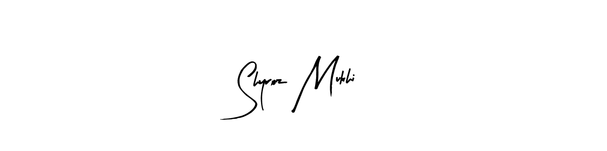 You should practise on your own different ways (Arty Signature) to write your name (Shyroz Mukhi) in signature. don't let someone else do it for you. Shyroz Mukhi signature style 8 images and pictures png