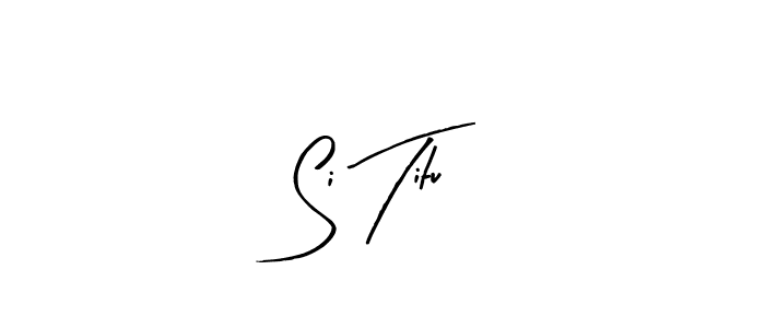 Use a signature maker to create a handwritten signature online. With this signature software, you can design (Arty Signature) your own signature for name Si Titu. Si Titu signature style 8 images and pictures png
