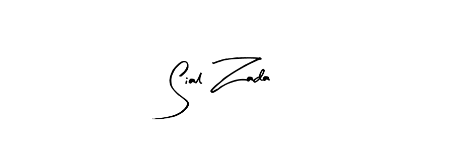 How to make Sial Zada signature? Arty Signature is a professional autograph style. Create handwritten signature for Sial Zada name. Sial Zada signature style 8 images and pictures png
