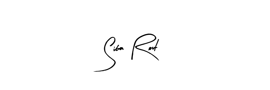 Use a signature maker to create a handwritten signature online. With this signature software, you can design (Arty Signature) your own signature for name Siba Rout. Siba Rout signature style 8 images and pictures png
