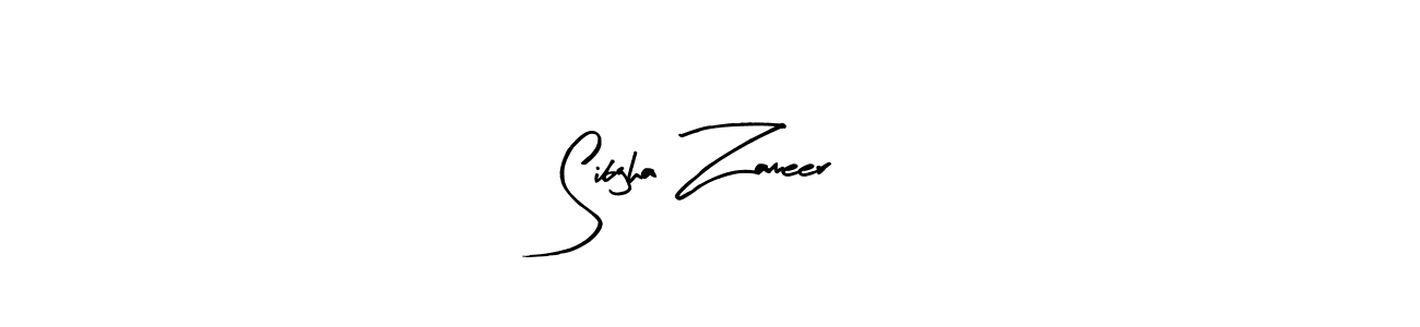 This is the best signature style for the Sibgha Zameer name. Also you like these signature font (Arty Signature). Mix name signature. Sibgha Zameer signature style 8 images and pictures png
