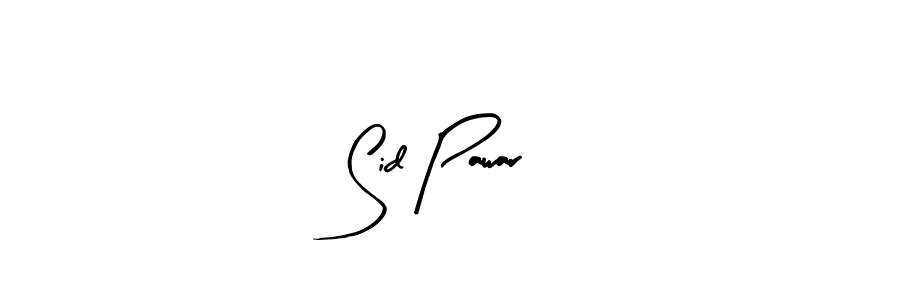 How to make Sid Pawar name signature. Use Arty Signature style for creating short signs online. This is the latest handwritten sign. Sid Pawar signature style 8 images and pictures png