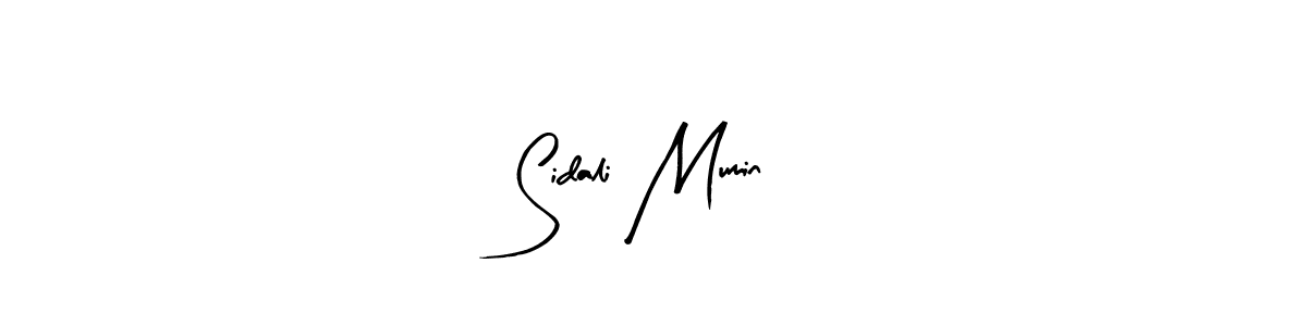 Create a beautiful signature design for name Sidali Mumin. With this signature (Arty Signature) fonts, you can make a handwritten signature for free. Sidali Mumin signature style 8 images and pictures png
