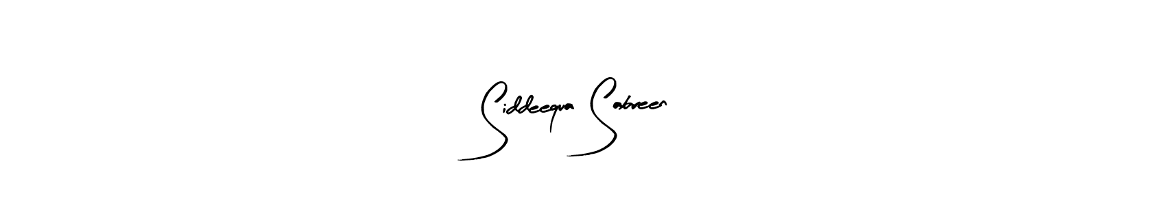 Siddeequa Sabreen stylish signature style. Best Handwritten Sign (Arty Signature) for my name. Handwritten Signature Collection Ideas for my name Siddeequa Sabreen. Siddeequa Sabreen signature style 8 images and pictures png