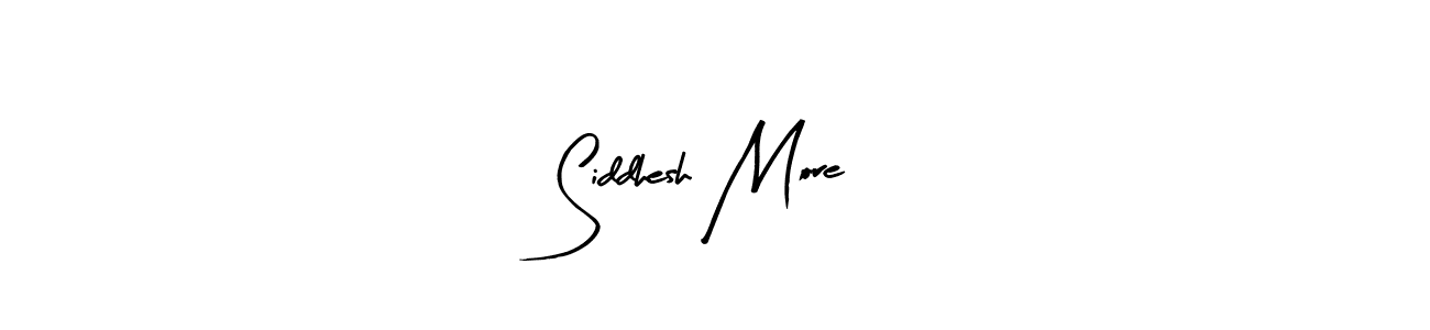 Similarly Arty Signature is the best handwritten signature design. Signature creator online .You can use it as an online autograph creator for name Siddhesh More. Siddhesh More signature style 8 images and pictures png