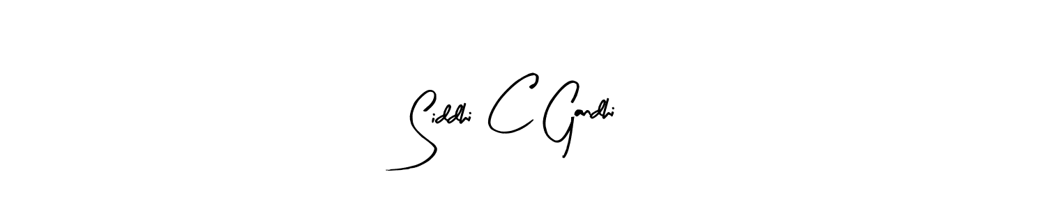 Similarly Arty Signature is the best handwritten signature design. Signature creator online .You can use it as an online autograph creator for name Siddhi C Gandhi. Siddhi C Gandhi signature style 8 images and pictures png