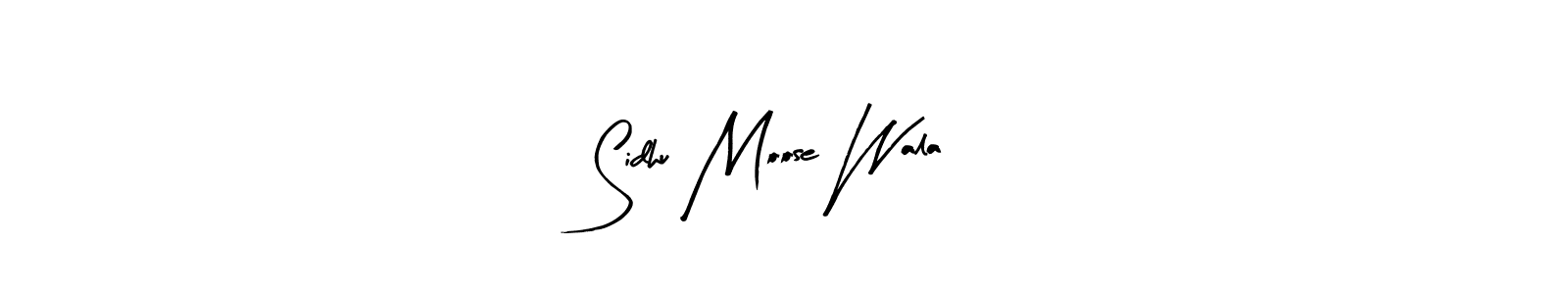 How to make Sidhu Moose Wala name signature. Use Arty Signature style for creating short signs online. This is the latest handwritten sign. Sidhu Moose Wala signature style 8 images and pictures png