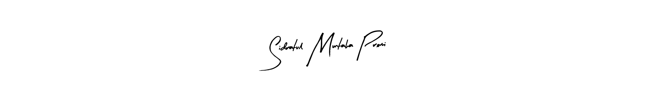 Make a beautiful signature design for name Sidratul Muntaha Promi. Use this online signature maker to create a handwritten signature for free. Sidratul Muntaha Promi signature style 8 images and pictures png