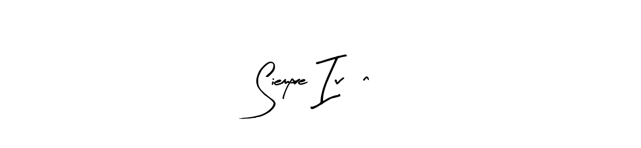 You can use this online signature creator to create a handwritten signature for the name Siempre Iván. This is the best online autograph maker. Siempre Iván signature style 8 images and pictures png