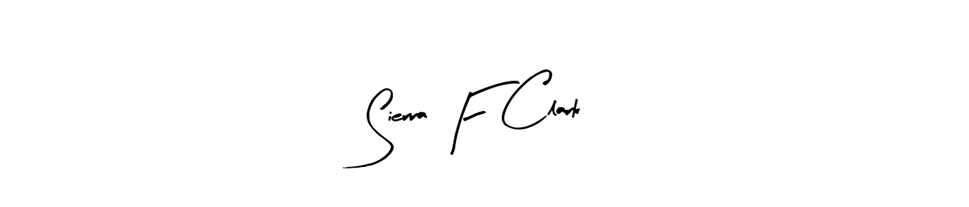 Once you've used our free online signature maker to create your best signature Arty Signature style, it's time to enjoy all of the benefits that Sierra F Clark name signing documents. Sierra F Clark signature style 8 images and pictures png