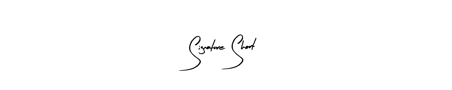 Use a signature maker to create a handwritten signature online. With this signature software, you can design (Arty Signature) your own signature for name Signature Short. Signature Short signature style 8 images and pictures png