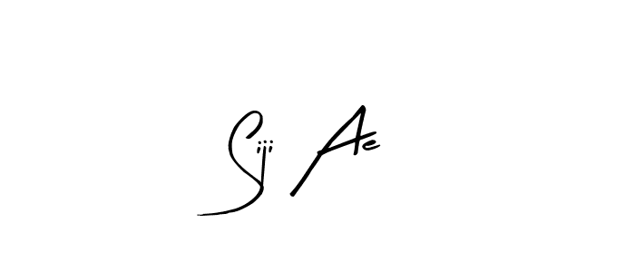 Also You can easily find your signature by using the search form. We will create Siji Ae name handwritten signature images for you free of cost using Arty Signature sign style. Siji Ae signature style 8 images and pictures png