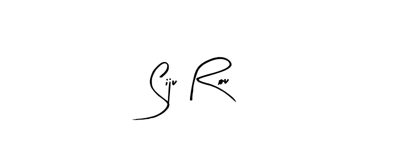 Make a beautiful signature design for name Siju Rou. With this signature (Arty Signature) style, you can create a handwritten signature for free. Siju Rou signature style 8 images and pictures png