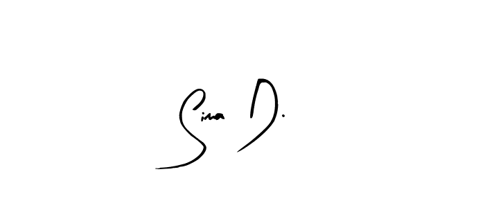 How to make Sima D. signature? Arty Signature is a professional autograph style. Create handwritten signature for Sima D. name. Sima D. signature style 8 images and pictures png