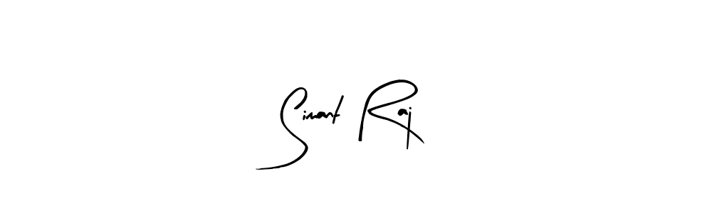 Design your own signature with our free online signature maker. With this signature software, you can create a handwritten (Arty Signature) signature for name Simant Raj. Simant Raj signature style 8 images and pictures png