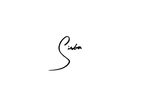 Design your own signature with our free online signature maker. With this signature software, you can create a handwritten (Arty Signature) signature for name Simba. Simba signature style 8 images and pictures png