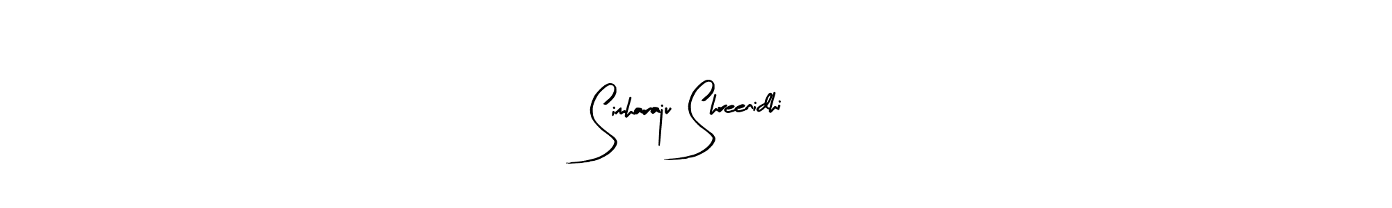 Here are the top 10 professional signature styles for the name Simharaju Shreenidhi. These are the best autograph styles you can use for your name. Simharaju Shreenidhi signature style 8 images and pictures png