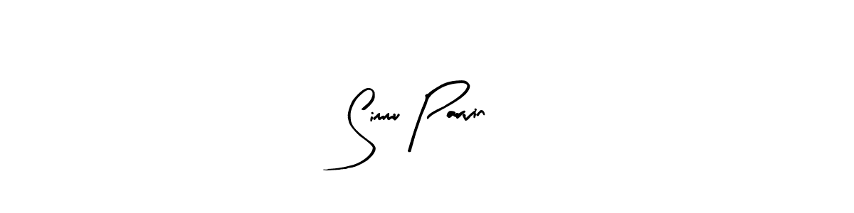 Best and Professional Signature Style for Simmu Parvin. Arty Signature Best Signature Style Collection. Simmu Parvin signature style 8 images and pictures png