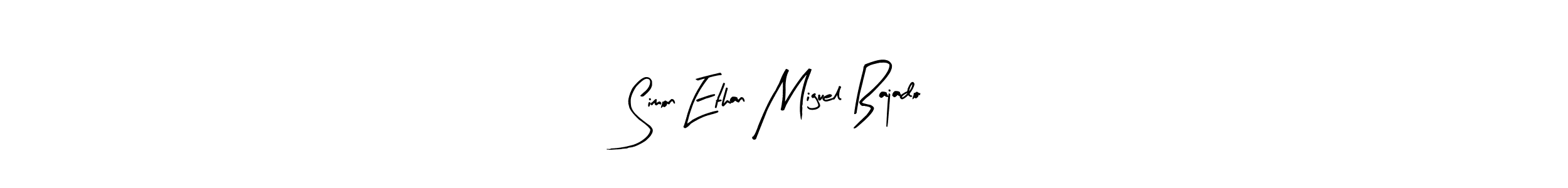 Make a short Simon Ethan Miguel Bajado signature style. Manage your documents anywhere anytime using Arty Signature. Create and add eSignatures, submit forms, share and send files easily. Simon Ethan Miguel Bajado signature style 8 images and pictures png