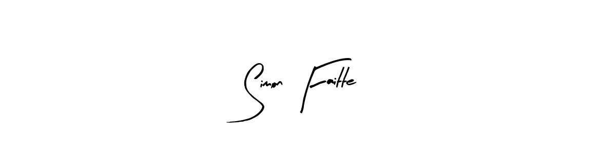 How to make Simon Faitte signature? Arty Signature is a professional autograph style. Create handwritten signature for Simon Faitte name. Simon Faitte signature style 8 images and pictures png