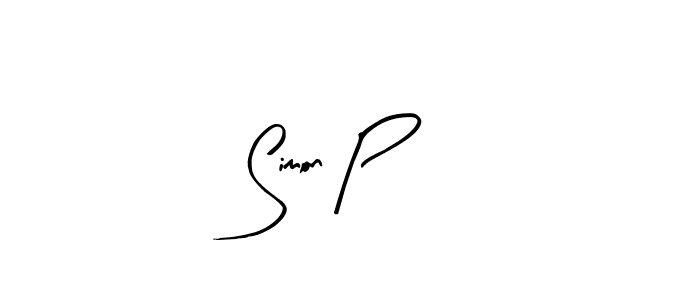 Use a signature maker to create a handwritten signature online. With this signature software, you can design (Arty Signature) your own signature for name Simon P. Simon P signature style 8 images and pictures png