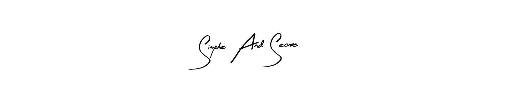 It looks lik you need a new signature style for name Simple And Secure. Design unique handwritten (Arty Signature) signature with our free signature maker in just a few clicks. Simple And Secure signature style 8 images and pictures png