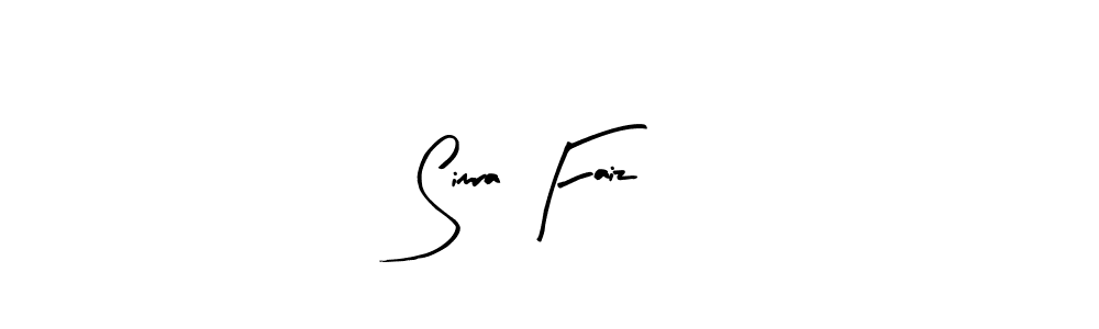 if you are searching for the best signature style for your name Simra Faiz. so please give up your signature search. here we have designed multiple signature styles  using Arty Signature. Simra Faiz signature style 8 images and pictures png